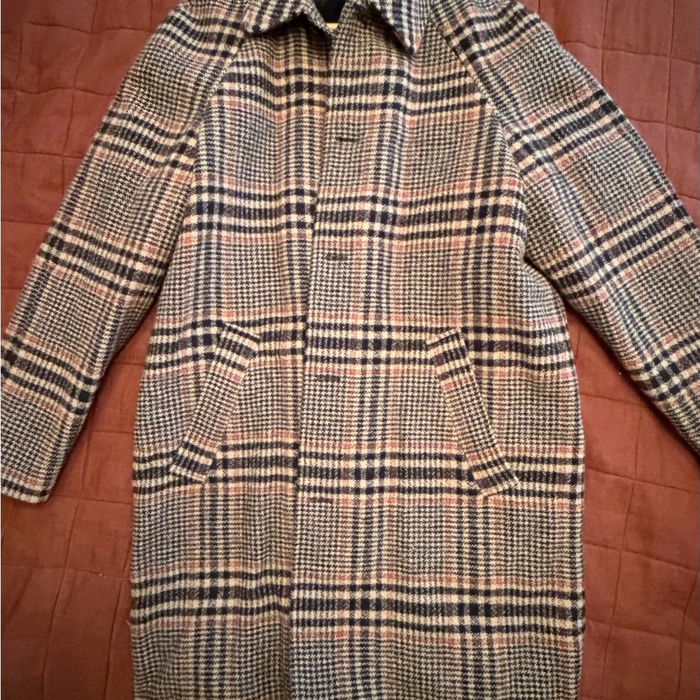 A.P.C. Multicolor Checkered Coat